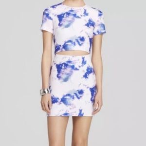 Bec & Bridge St Cloud Tie Dye Cut Out Waist Dress